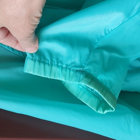 Izod Lacoste Vintage 80's  Aqua Lightweight Jacket - Picture 8 of 12